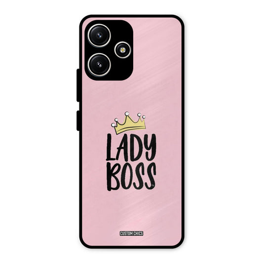 Lady Boss Redmi 12 5G Mobile Back Cover - Cute PrintShield Case