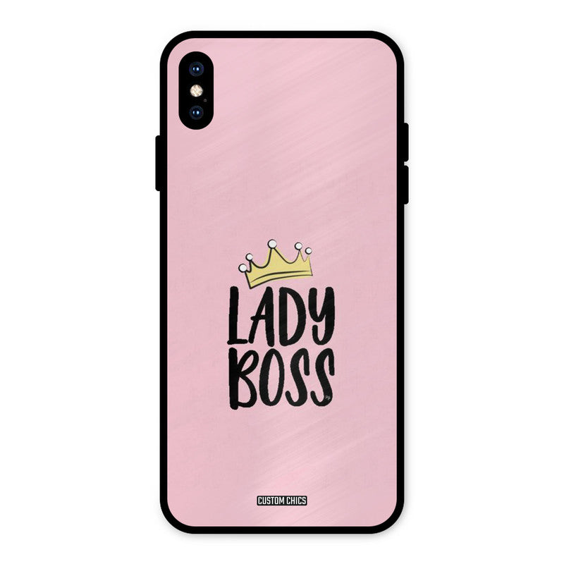 Lady Boss iPhone XS Max Mobile Back Cover - Cute PrintShield Case