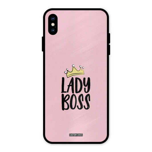 Lady Boss iPhone XS Max Mobile Back Cover - Cute PrintShield Case