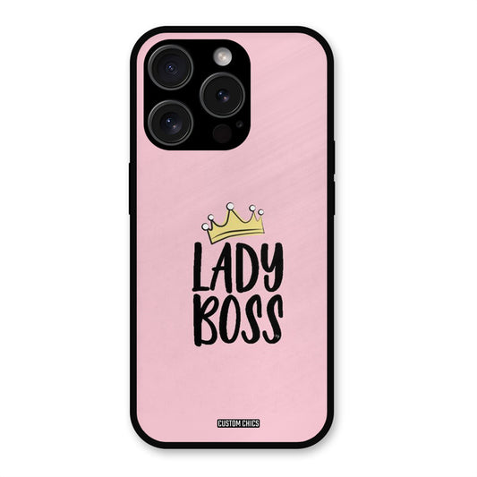 Lady Boss iPhone 15 Pro Max Mobile Back Cover - Cute PrintShield Case