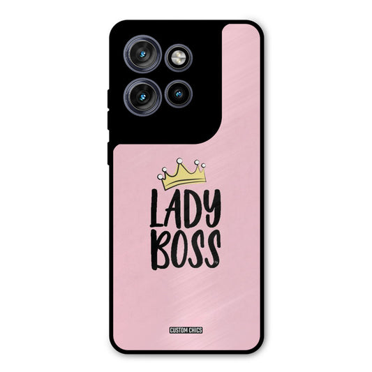 Lady Boss Motorola Edge 50 Neo Mobile Back Cover - Cute PrintShield Case
