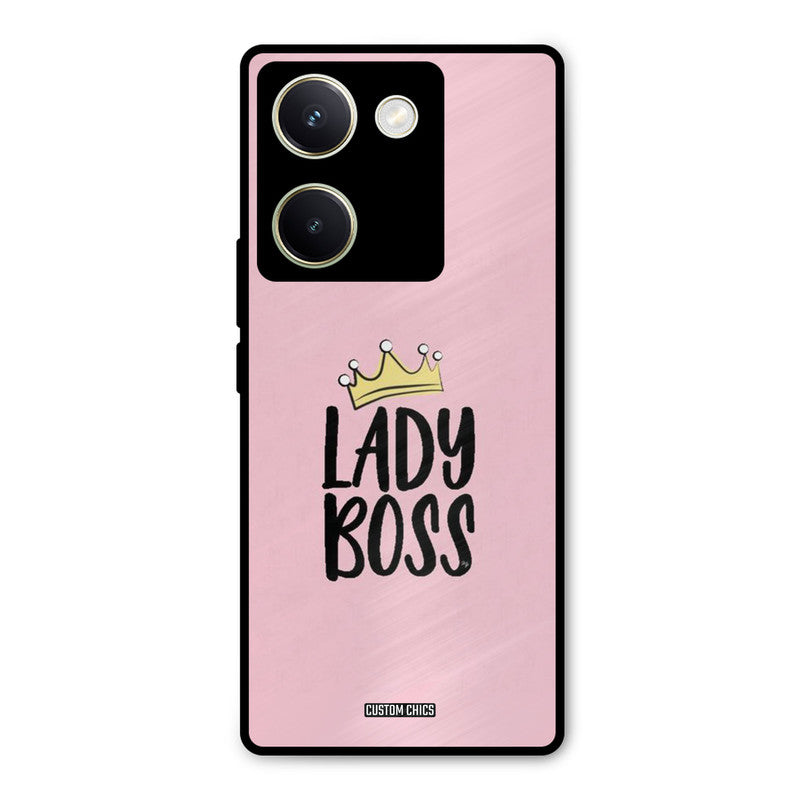 Lady Boss Vivo Y200 Pro Mobile Back Cover - Cute PrintShield Case