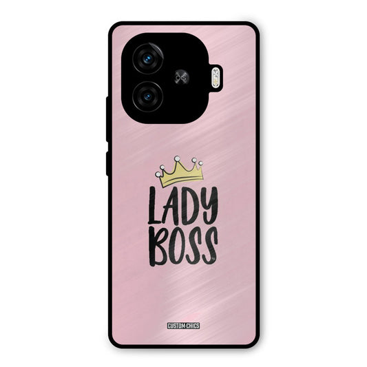 Lady Boss iQoo Z9 Turbo Mobile Back Cover - Cute PrintShield Case
