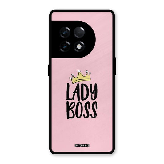 Lady Boss OnePlus 11R Mobile Back Cover - Cute PrintShield Case