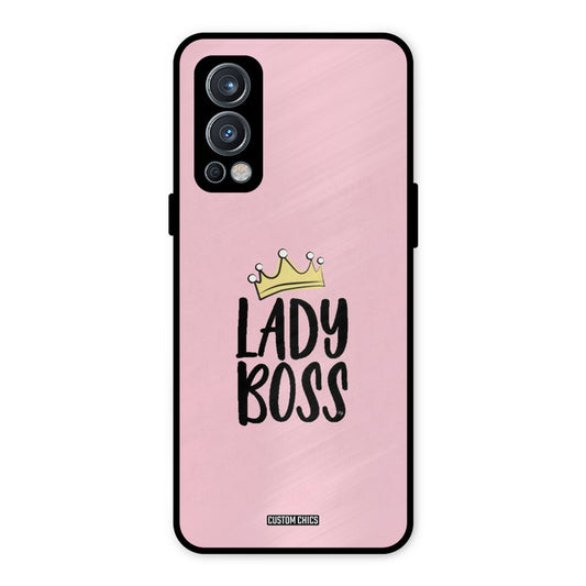 Lady Boss OnePlus Nord 2 5G Mobile Back Cover - Cute PrintShield Case