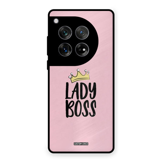 Lady Boss OnePlus 12 Mobile Back Cover - Cute PrintShield Case
