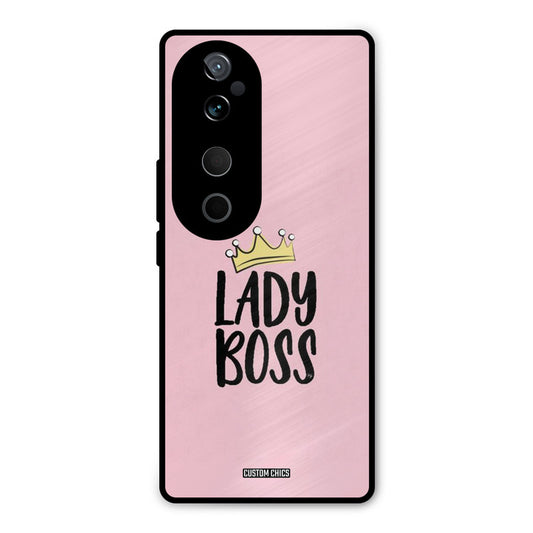 Lady Boss Vivo V40 Mobile Back Cover - Cute PrintShield Case
