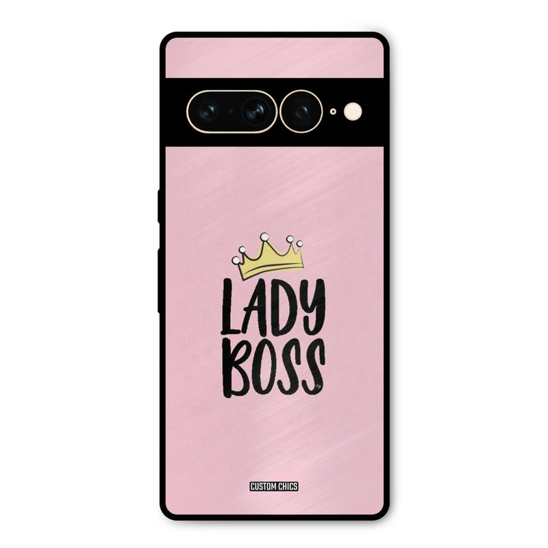 Lady Boss Google Pixel 7 Pro Mobile Back Cover - Cute PrintShield Case