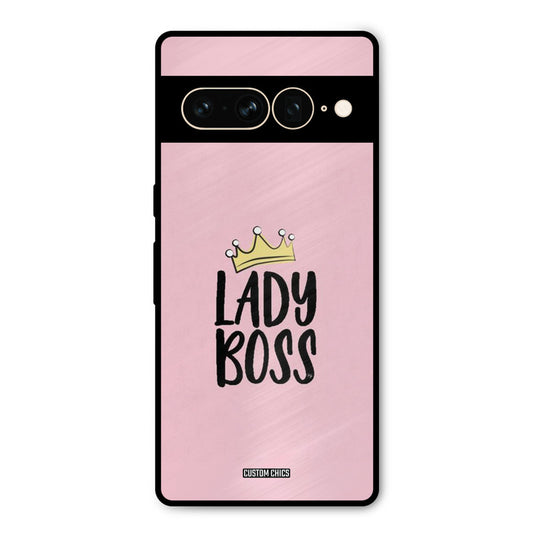 Lady Boss Google Pixel 7 Pro Mobile Back Cover - Cute PrintShield Case