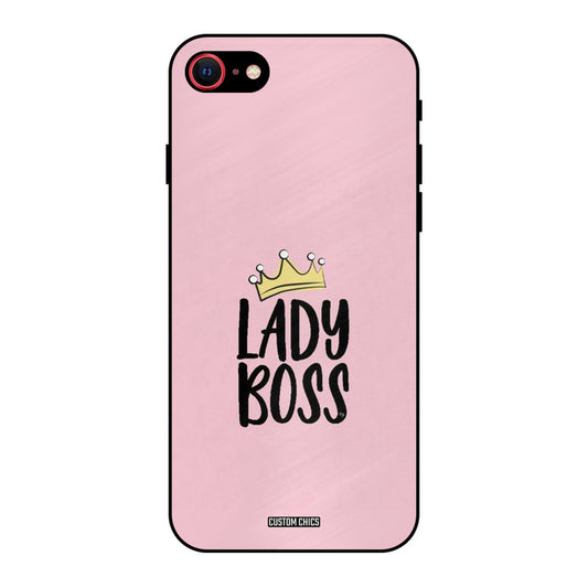 Lady Boss iPhone SE 2020 Mobile Back Cover - Cute PrintShield Case