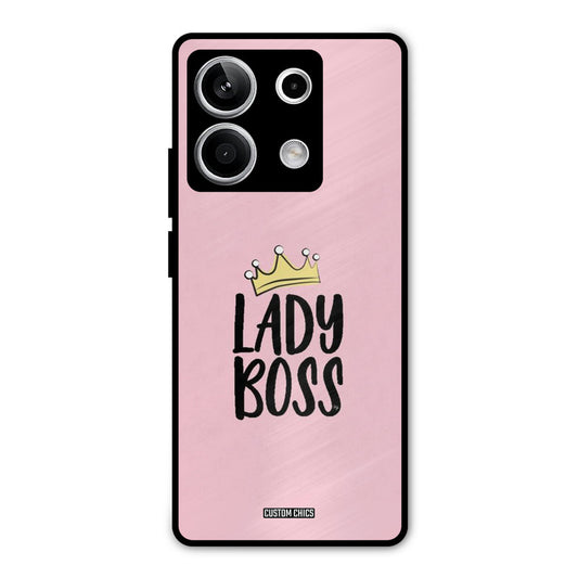 Lady Boss Redmi Note 13 5G Mobile Back Cover - Cute PrintShield Case