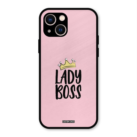 Lady Boss iPhone 13 Mobile Back Cover - Cute PrintShield Case