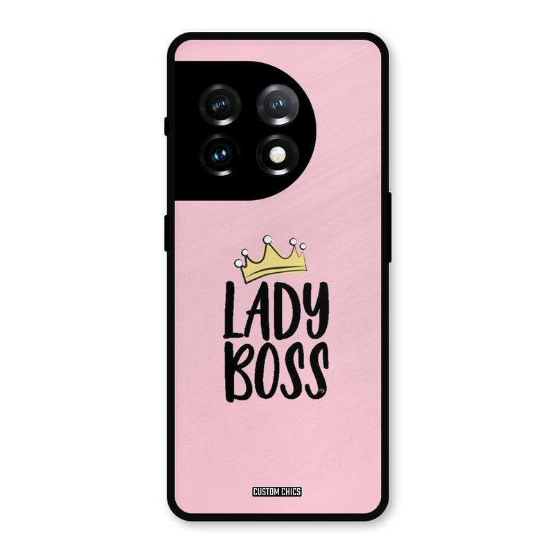 Lady Boss OnePlus 11 Mobile Back Cover - Cute PrintShield Case