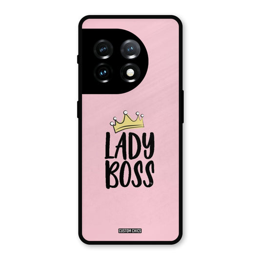 Lady Boss OnePlus 11 Mobile Back Cover - Cute PrintShield Case