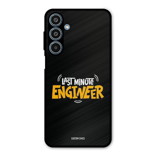 Last Minute Engineer Samsung Galaxy M35 5G Mobile Back Cover - Typography PrintShield Case