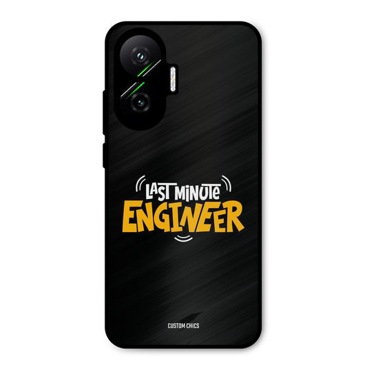 Last Minute Engineer Poco F7 5G Mobile Back Cover - Typography PrintShield Case
