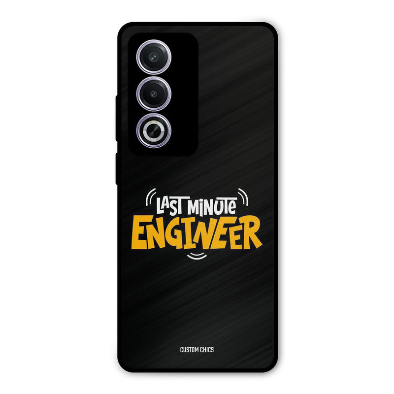 Last Minute Engineer Oppo A3 Pro Mobile Back Cover - Typography PrintShield Case