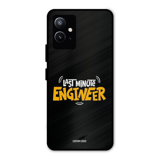 Last Minute Engineer Vivo Y75 5G Mobile Back Cover - Typography PrintShield Case