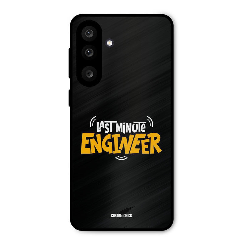 Last Minute Engineer Samsung Galaxy M56 Mobile Back Cover - Typography PrintShield Case