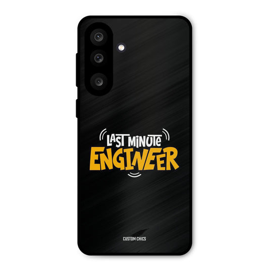 Last Minute Engineer Samsung Galaxy M56 Mobile Back Cover - Typography PrintShield Case