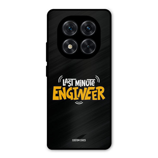 Last Minute Engineer Redmi Note 14 Pro Mobile Back Cover - Typography PrintShield Case