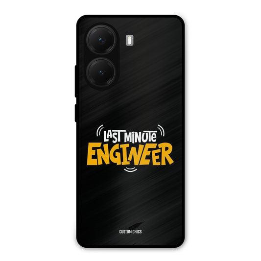 Last Minute Engineer Poco X7 Pro Mobile Back Cover - Typography PrintShield Case