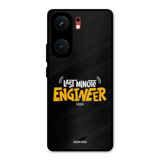 Last Minute Engineer iQOO Neo 9 Pro Mobile Back Cover - Typography PrintShield Case
