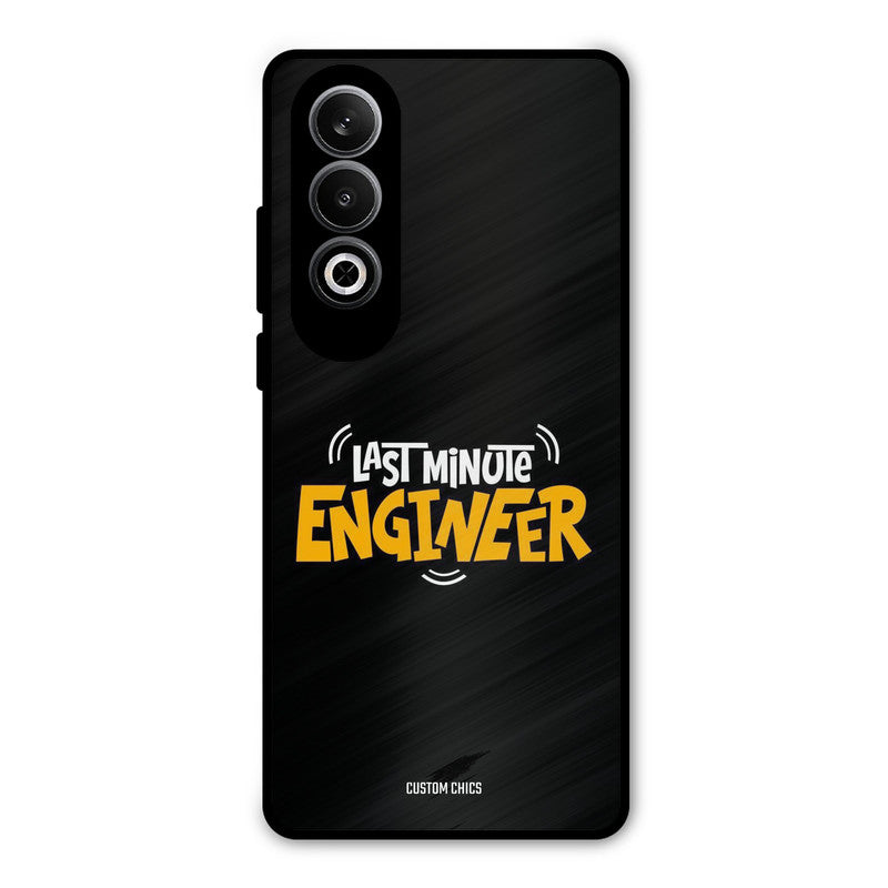 Last Minute Engineer OnePlus Nord CE4 Mobile Back Cover - Typography PrintShield Case