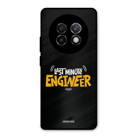 Last Minute Engineer Realme 13 Plus Mobile Back Cover - Typography PrintShield Case