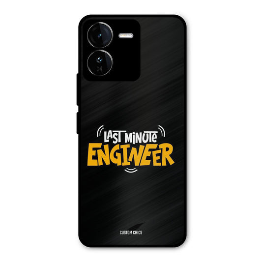 Last Minute Engineer iQOO Z9 Mobile Back Cover - Typography PrintShield Case