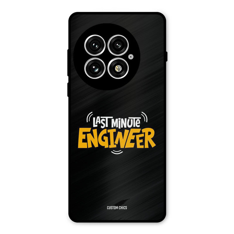 Last Minute Engineer Oneplus 13 Mobile Back Cover - Typography PrintShield Case