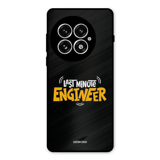 Last Minute Engineer Oneplus 13 Mobile Back Cover - Typography PrintShield Case