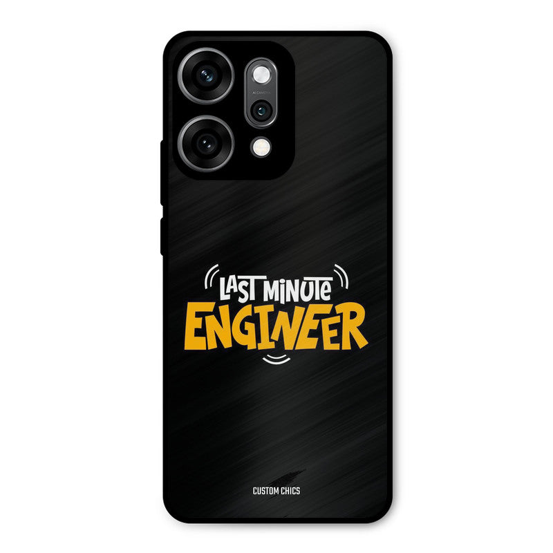 Last Minute Engineer Oppo Reno 14 Pro Mobile Back Cover - Typography PrintShield Case