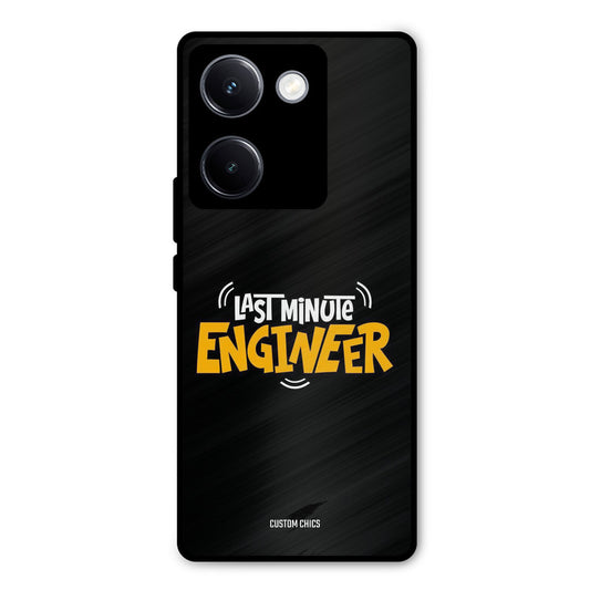 Last Minute Engineer Vivo Y300 Plus Mobile Back Cover - Typography PrintShield Case
