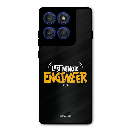 Last Minute Engineer Motorola Edge 60 Pro Mobile Back Cover - Typography PrintShield Case