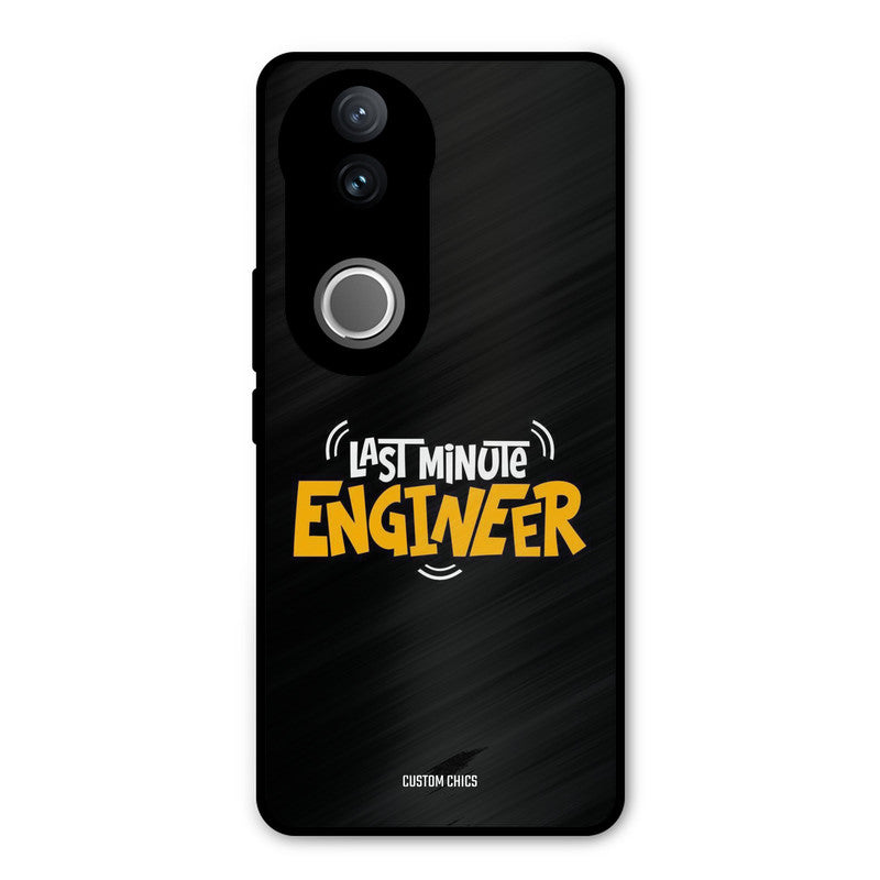 Last Minute Engineer iQOO Z10R Mobile Back Cover - Typography PrintShield Case