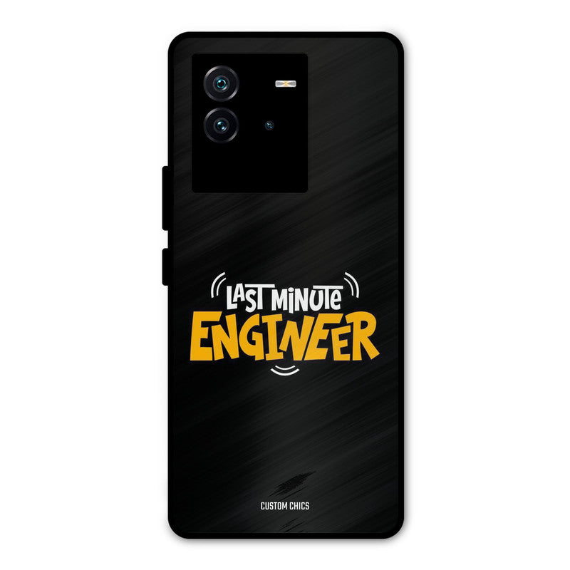 Last Minute Engineer iQOO Neo 6 5G Mobile Back Cover - Typography PrintShield Case