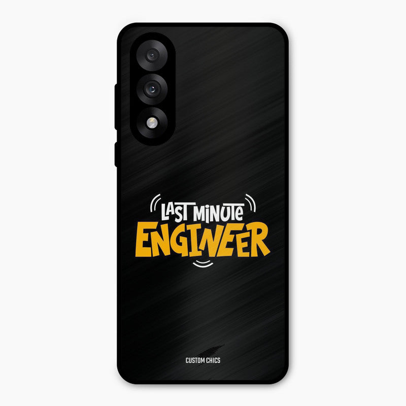 Last Minute Engineer Oneplus Nord 5 Mobile Back Cover - Typography PrintShield Case