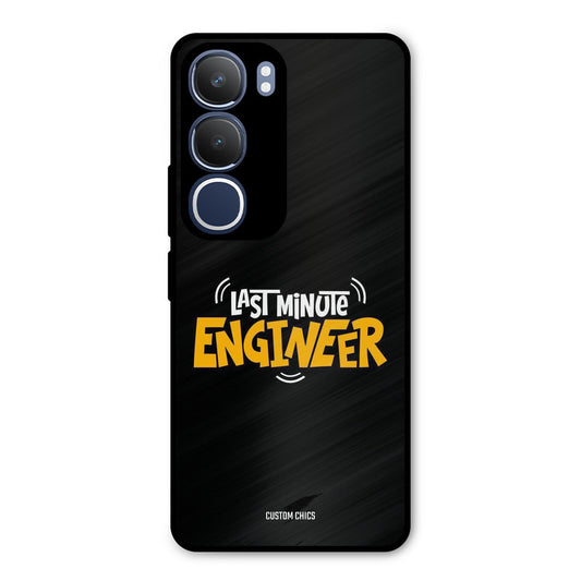 Last Minute Engineer Vivo Y29 Mobile Back Cover - Typography PrintShield Case