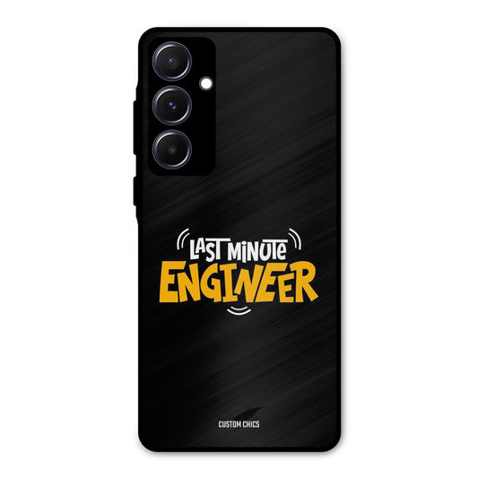 Last Minute Engineer Samsung Galaxy A55 5G Mobile Back Cover - Typography PrintShield Case