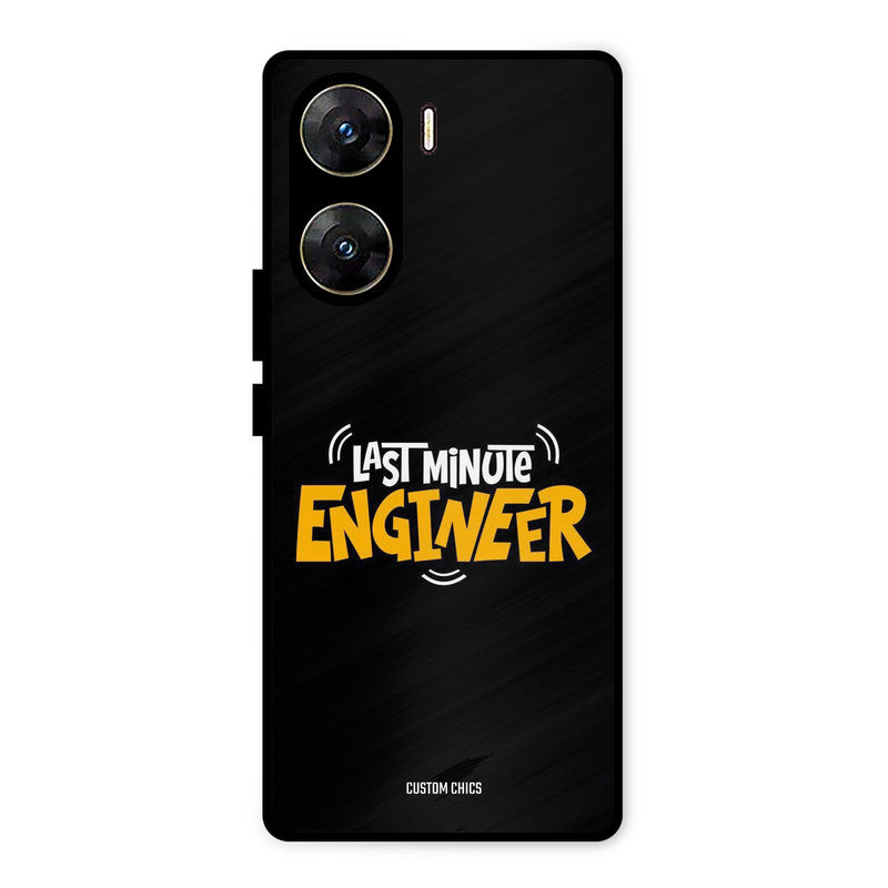 Last Minute Engineer Vivo V29e Mobile Back Cover - Typography PrintShield Case