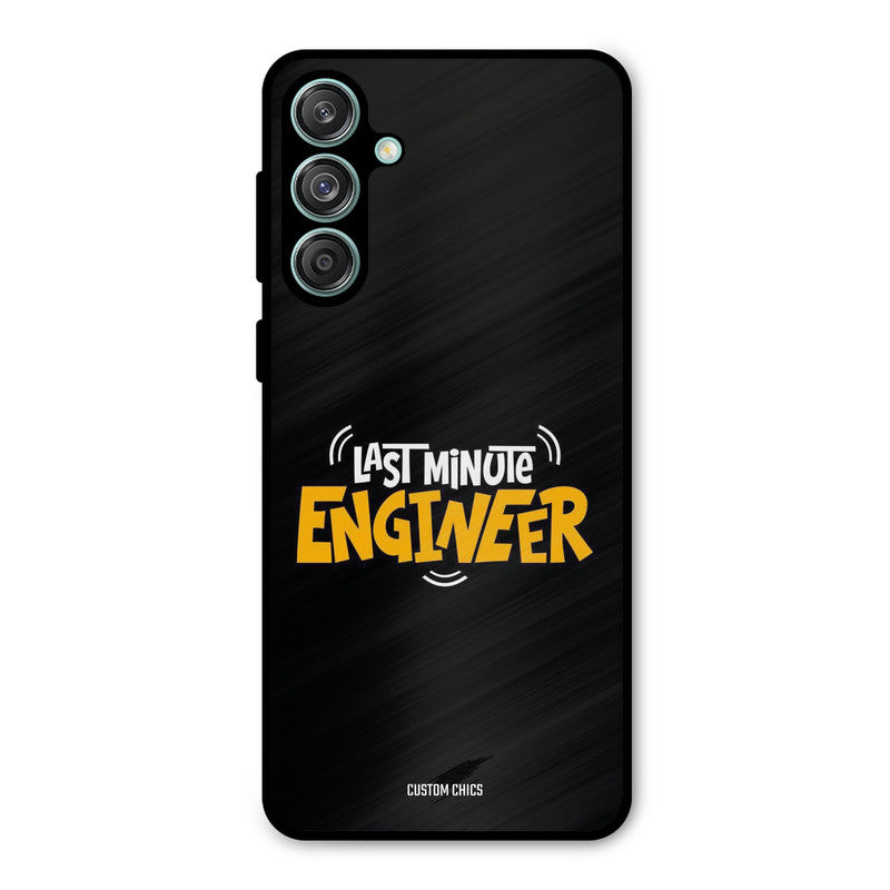 Last Minute Engineer Samsung Galaxy M55 5G Mobile Back Cover - Typography PrintShield Case