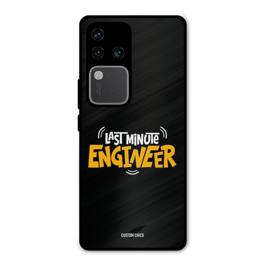 Last Minute Engineer Vivo V30 Pro Mobile Back Cover - Typography PrintShield Case