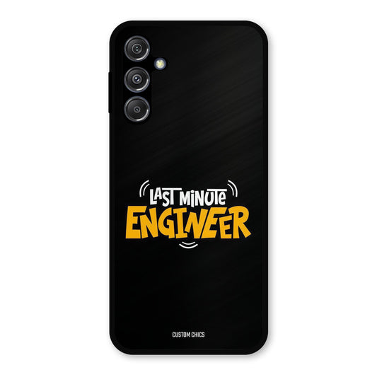 Last Minute Engineer Samsung Galaxy M34 5G Mobile Back Cover - Typography PrintShield Case