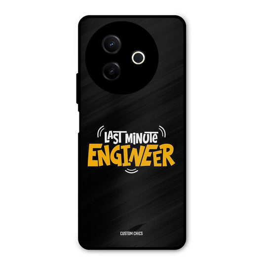 Last Minute Engineer Vivo Y39 Mobile Back Cover - Typography PrintShield Case