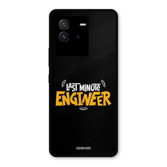 Last Minute Engineer iQoo Neo 6 Mobile Back Cover - Typography PrintShield Case