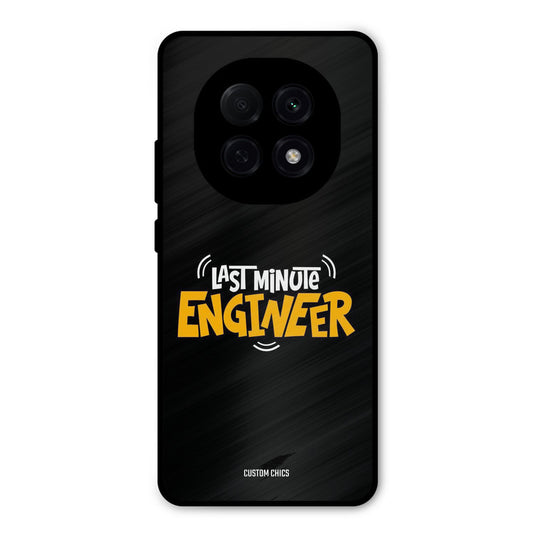Last Minute Engineer Oppo F29 Pro Mobile Back Cover - Typography PrintShield Case