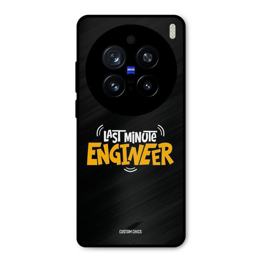 Last Minute Engineer Vivo X200 Pro Mobile Back Cover - Typography PrintShield Case