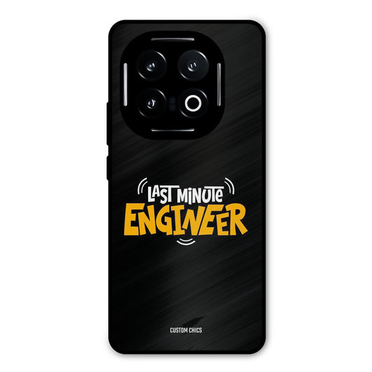 Last Minute Engineer iQOO 13 Mobile Back Cover - Typography PrintShield Case