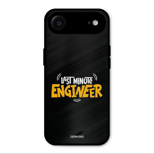 Last Minute Engineer iPhone Air Mobile Back Cover - Typography PrintShield Case